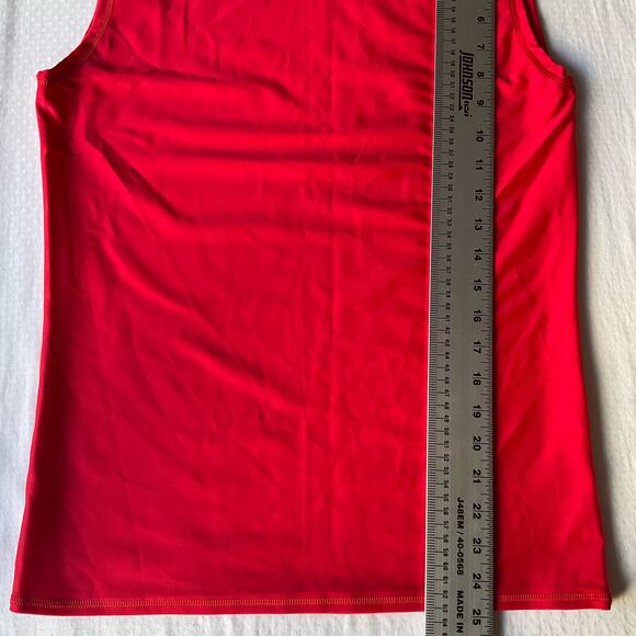 A4 Men’s Sleeveless Tank Top Size L, Solid Red - Picture 4 of 7
